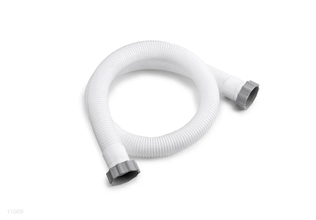 1.5M X 1-1/2" DIA PUMP HOSE WITH NUTS