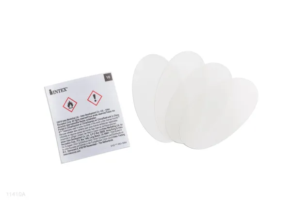 REPAIR SWATCH (WITHOUT GLUE) FOR AIRBED AND BOAT (INCLUDING 4 TRANSPARENT PVC)
