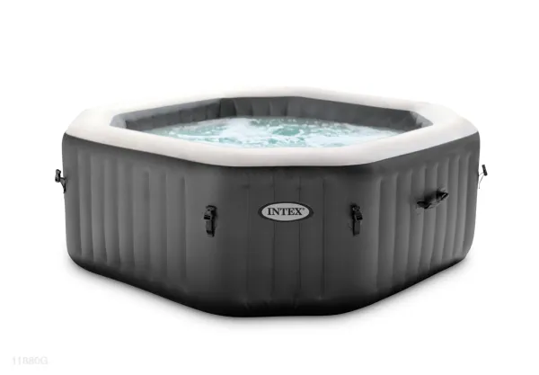 OCTAGON SPA TUB FOR 4 PERSONS-GREY