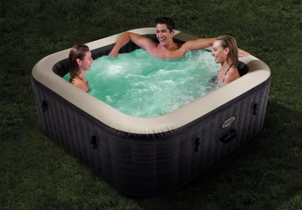 SQUARE 6-PERSON SPA TUB FOR 28452-GREYSTONE